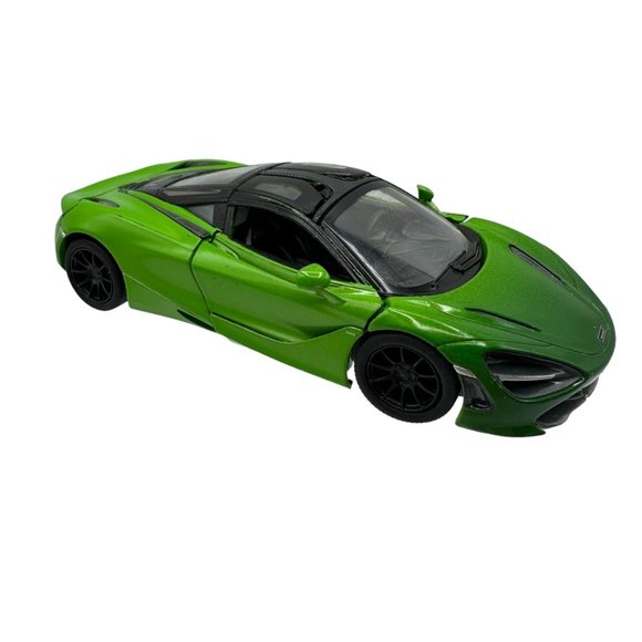 Kinsmart McLaren 720 S Model Car Silver 1/36 Scale KT5403 Diecast Pull Back Acti - Picture 6 of 12